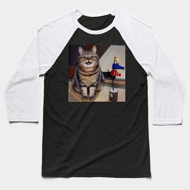 Brown cute cats Baseball T-Shirt by kunasin